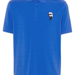 Karl Lagerfeld appliqué-logo polo shirt