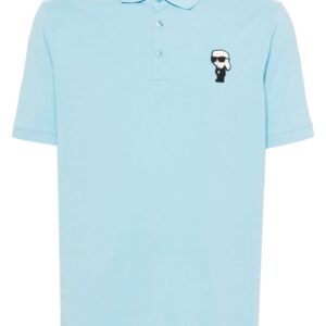 Karl Lagerfeld appliqué-logo polo shirt