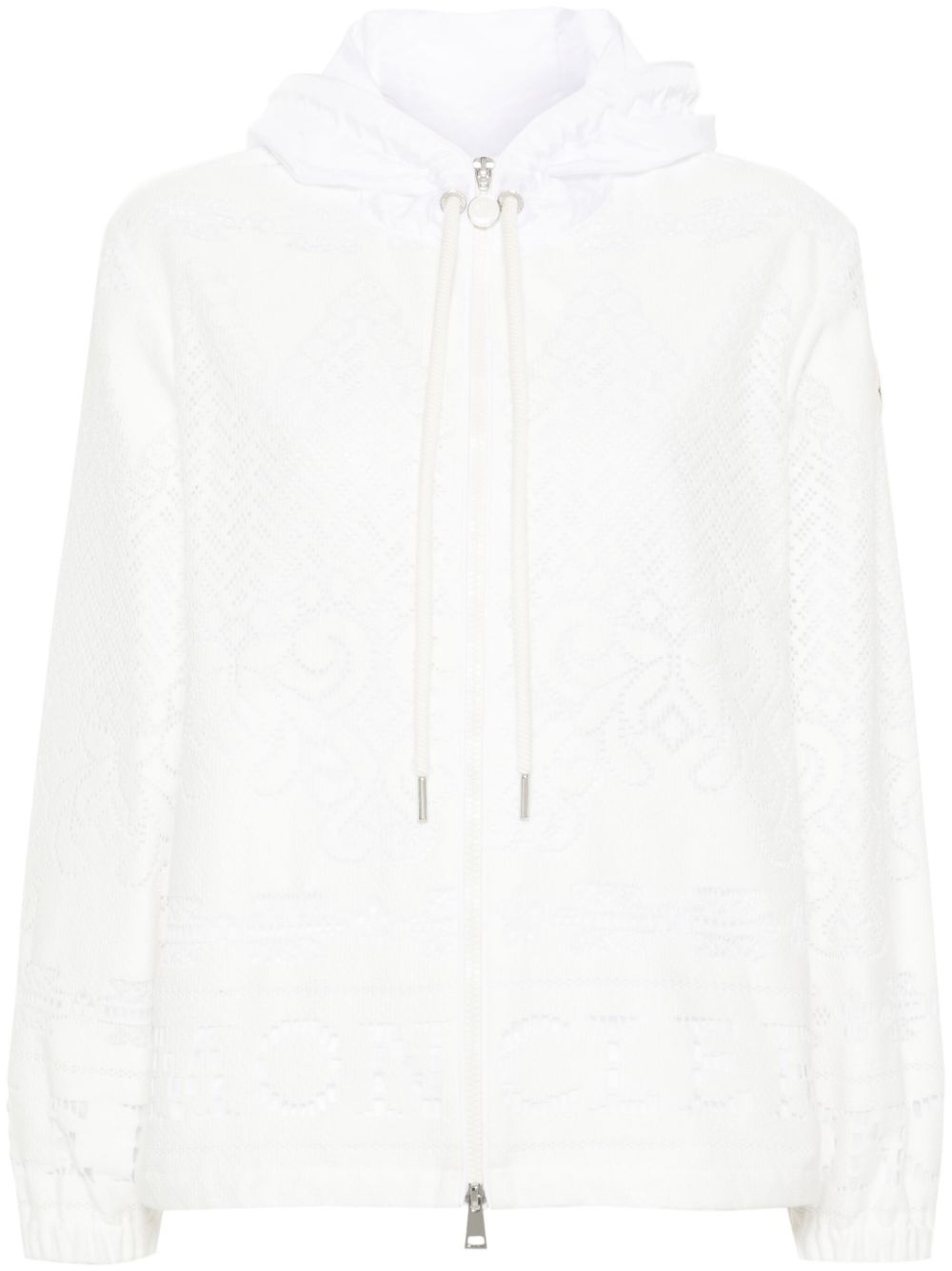 Moncler Leimone lace hooded jacket