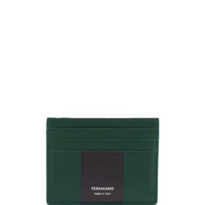 Ferragamo logo-print leather cardholder