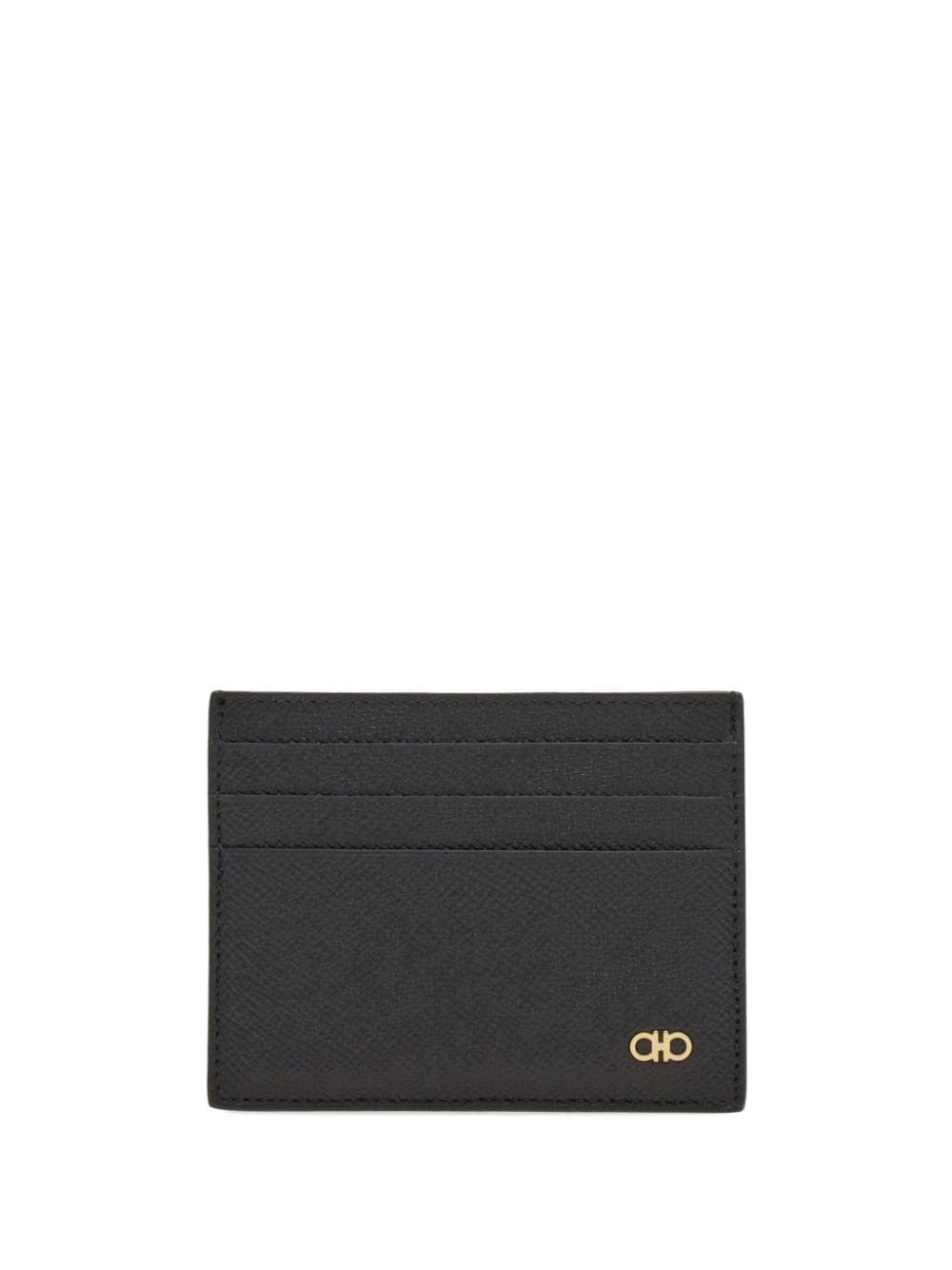 Ferragamo Gancini leather card holder