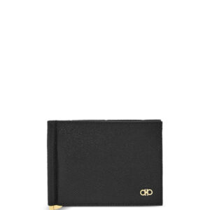 Ferragamo Gancini-plaque leather wallet