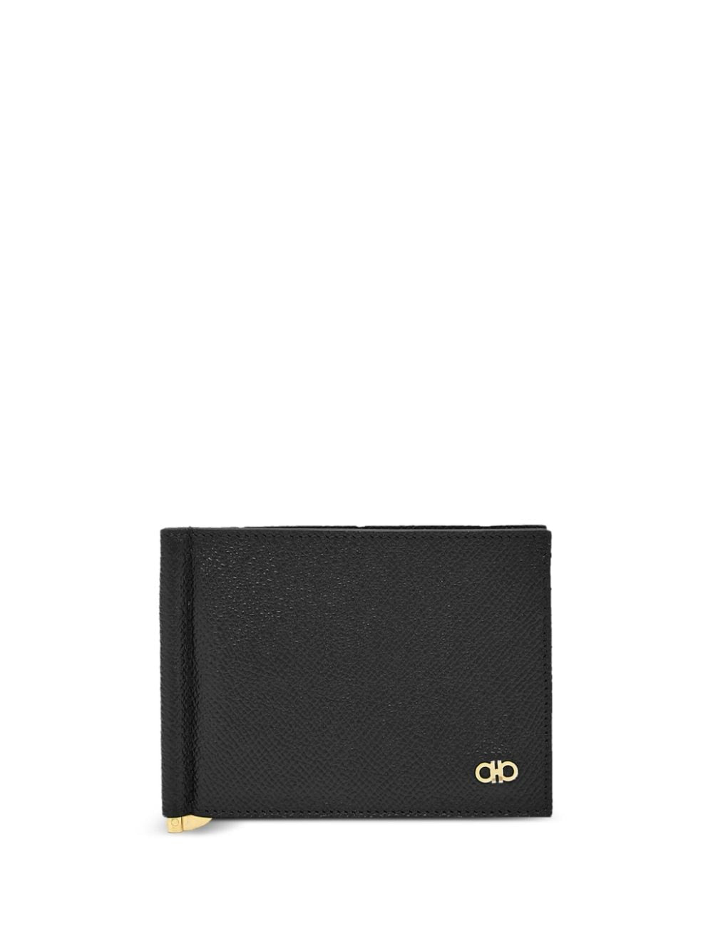 Ferragamo Gancini-plaque leather wallet