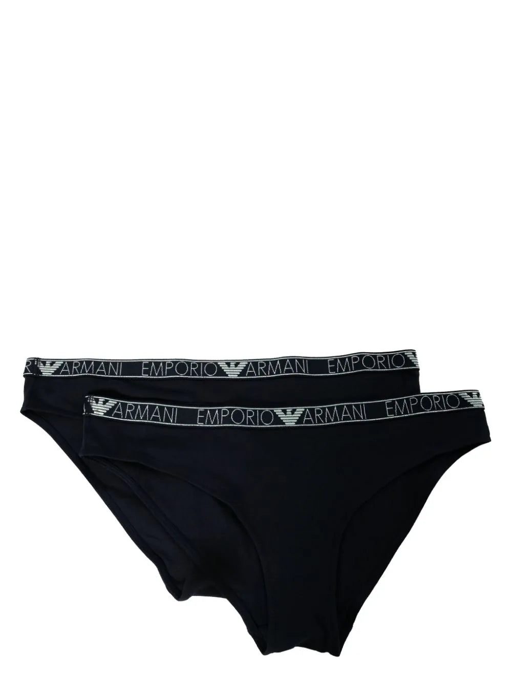 Emporio Armani logo-waistband briefs (pack of two)
