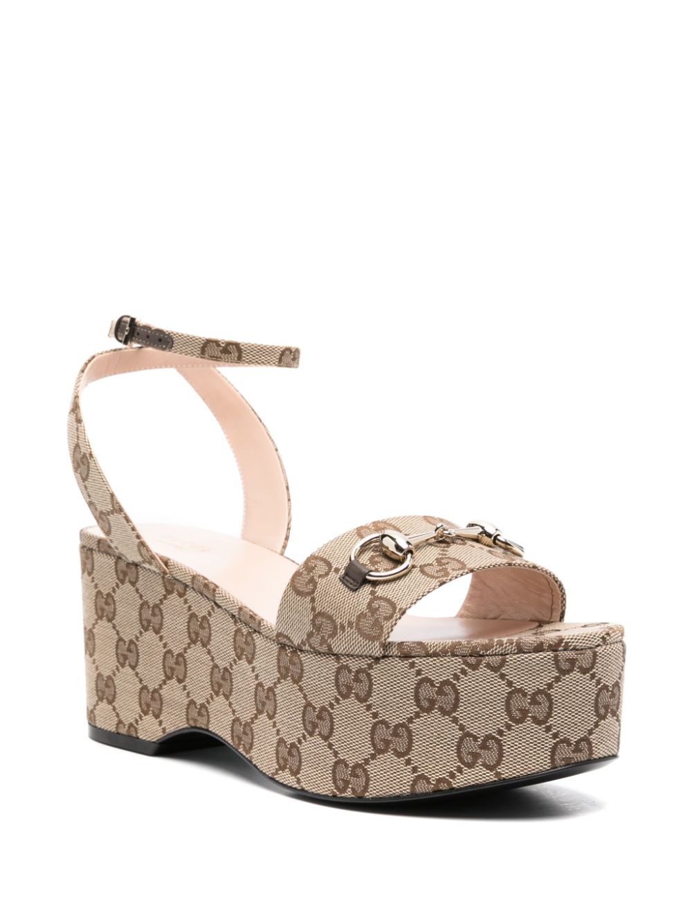 Gucci 75mm Horsebit flatform sandals - Image 3