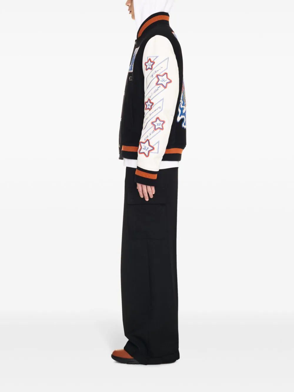 Off-White patchwork bomber jacket - Image 5