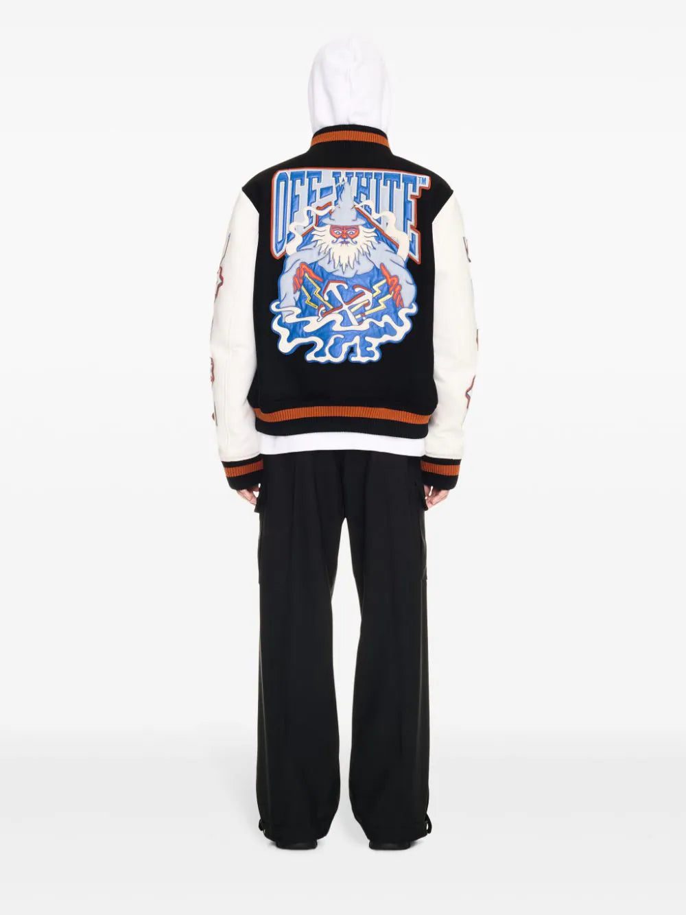 Off-White patchwork bomber jacket - Image 7