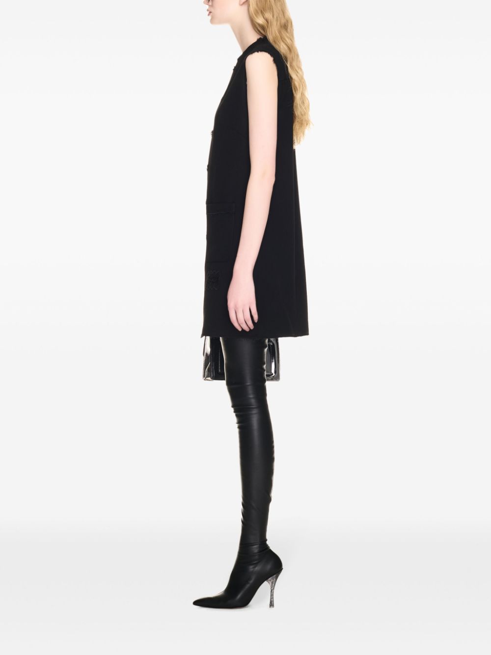 Off-White logo-embroidered dress - Image 3