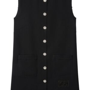 Off-White logo-embroidered dress