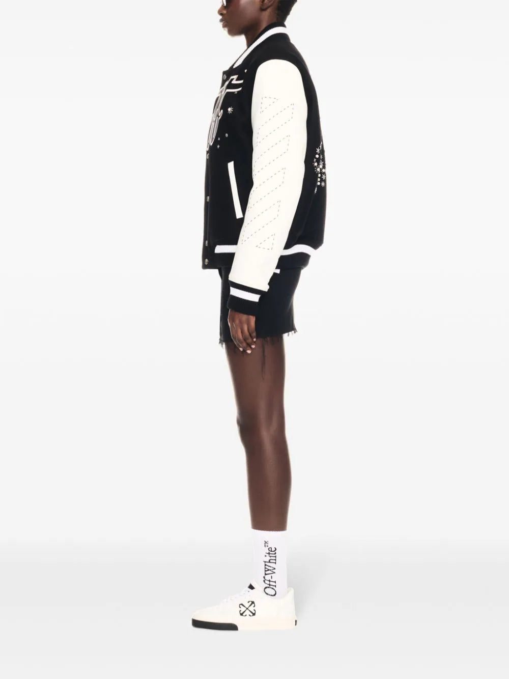 Off-White Wo Bling Stars varsity jacket - Image 3