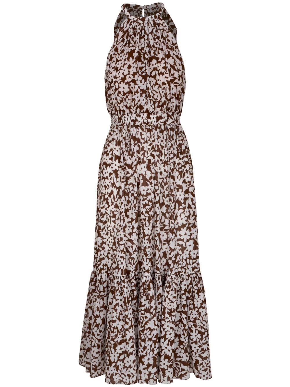 Michael Kors floral-print cotton maxi dress