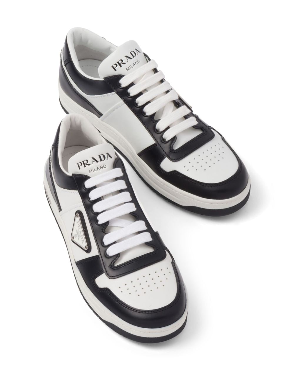 Prada Downtown leather sneakers - Image 4