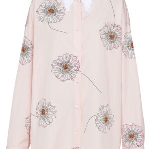 Prada Gerbera-print cotton shirt