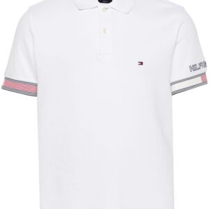Tommy Hilfiger logo-embroidered cotton polo shirt