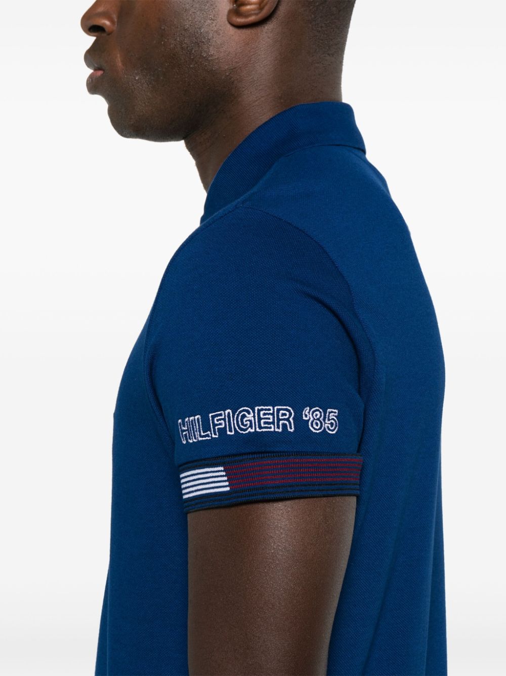 Tommy Hilfiger embroidered-logo piqué polo shirt - Image 5