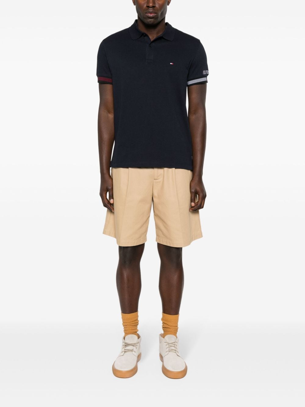 Tommy Hilfiger embroidered-logo piqué polo shirt - Image 2