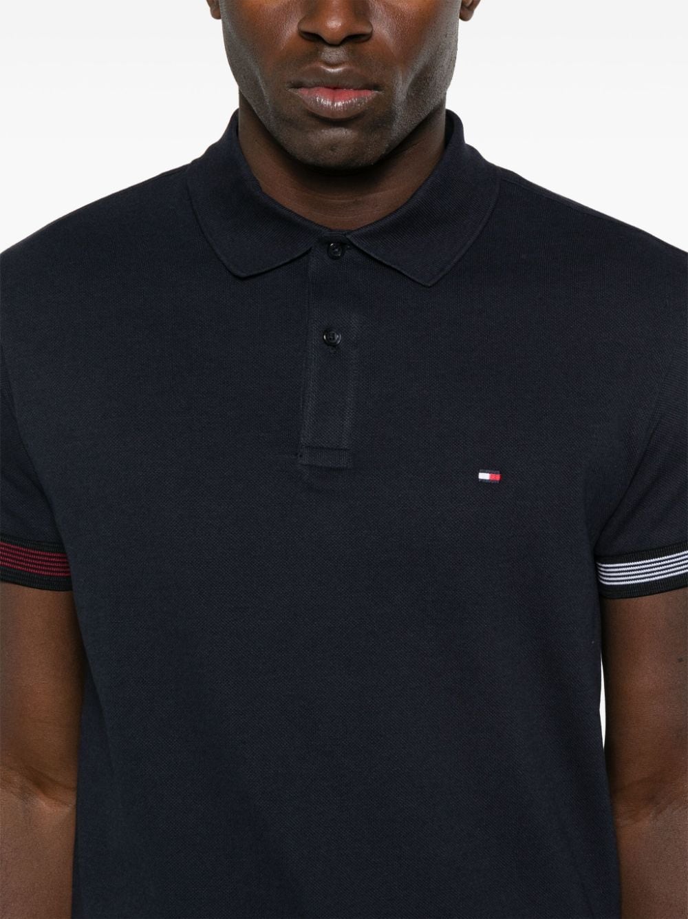 Tommy Hilfiger embroidered-logo piqué polo shirt - Image 5