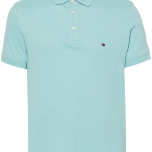 Tommy Hilfiger embroidered-logo piqué polo shirt