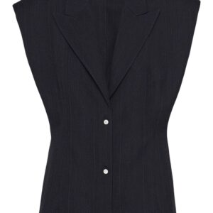 Prada  sleeveless wool blazer