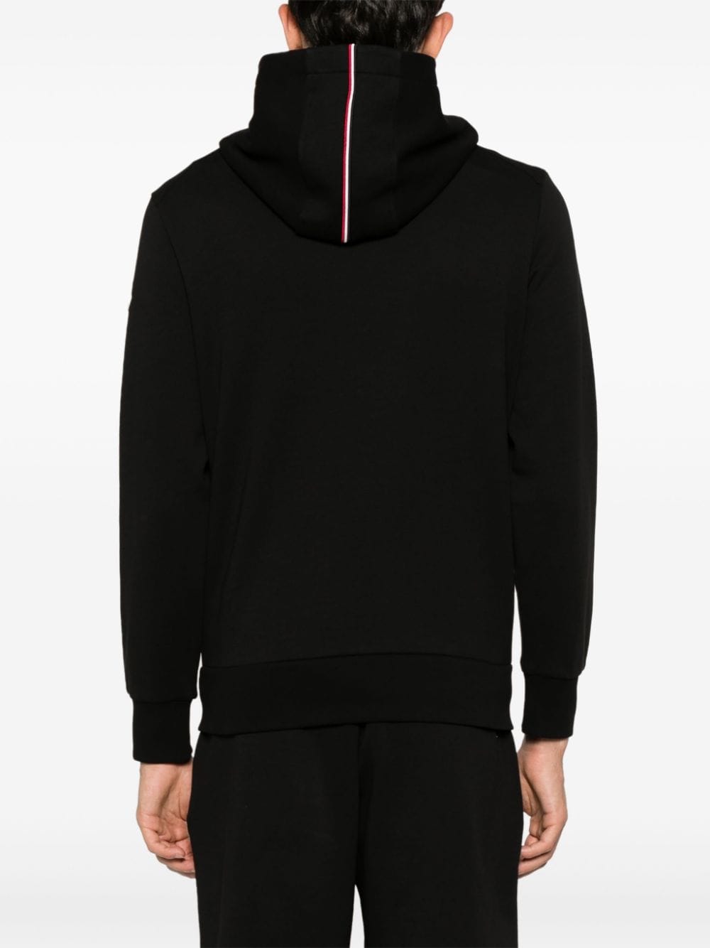 Moncler appliqué-logo zipped hoodie - Image 4