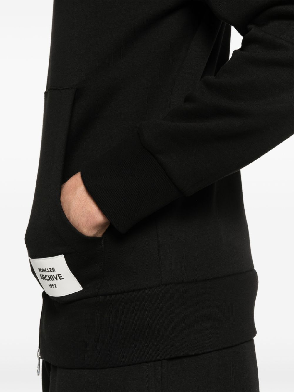 Moncler appliqué-logo zipped hoodie - Image 5