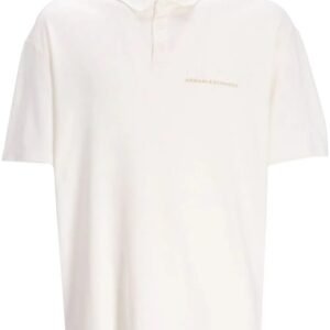 Armani Exchange  logo-print cotton polo shirt