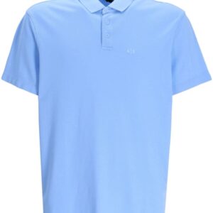 Armani Exchange logo-print cotton polo shirt