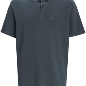 Armani Exchange logo-print cotton polo shirt