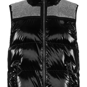 Philipp Plein  crystal-embellished padded gilet