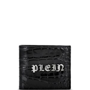 Philipp Plein Gothic Plein crocodile-embossed wallet