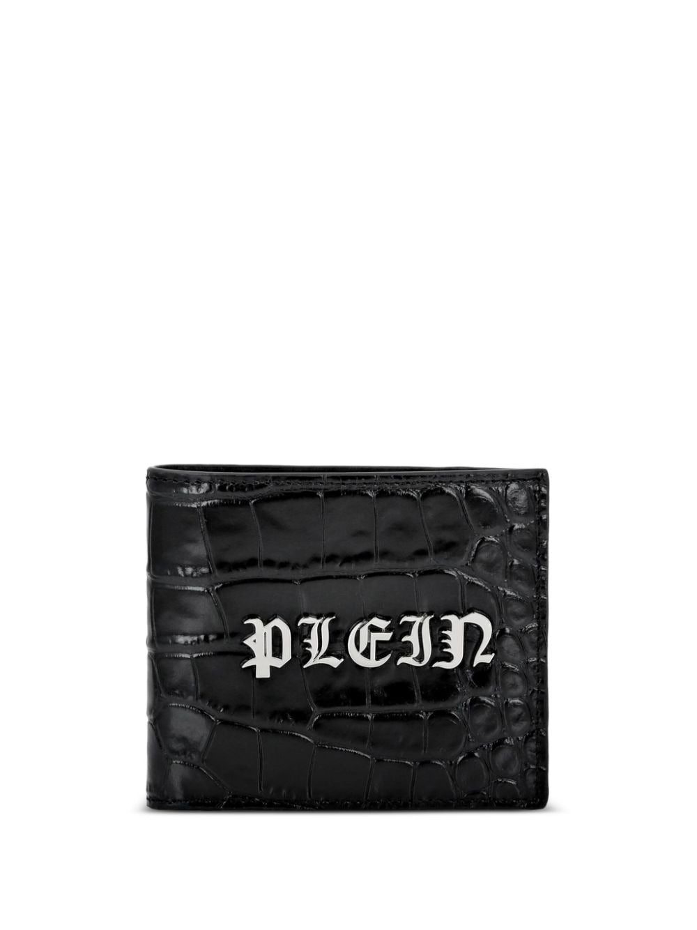Philipp Plein Gothic Plein crocodile-embossed wallet
