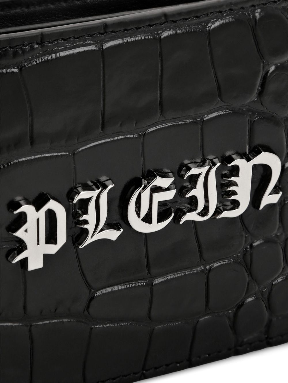 Philipp Plein Gothic Plein crocodile-embossed wallet - Image 4
