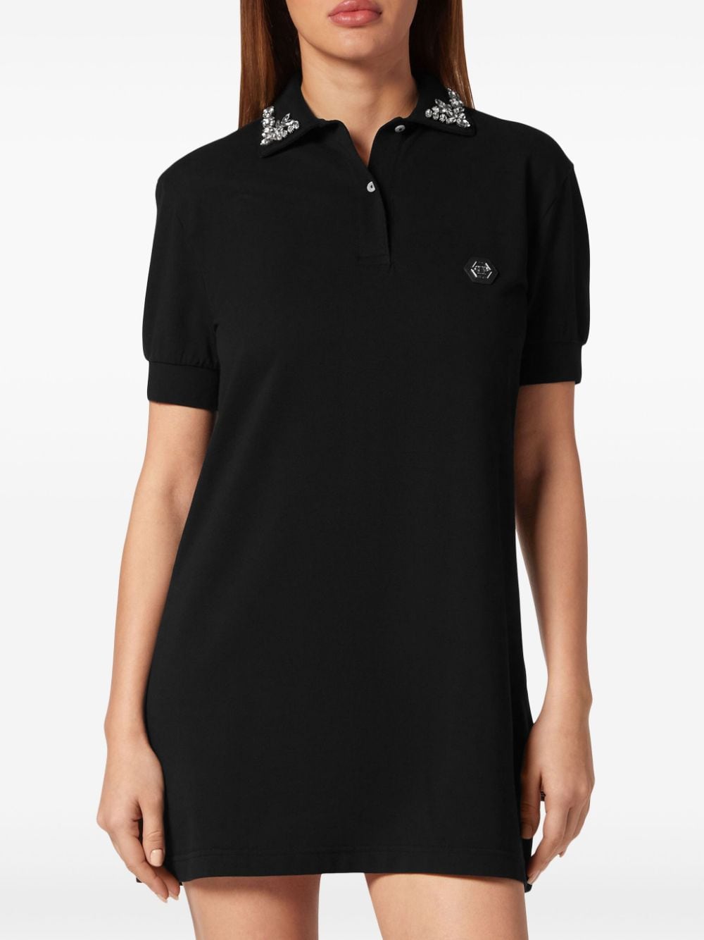 Philipp Plein Gothic Plein polo T-shirt dress - Image 2