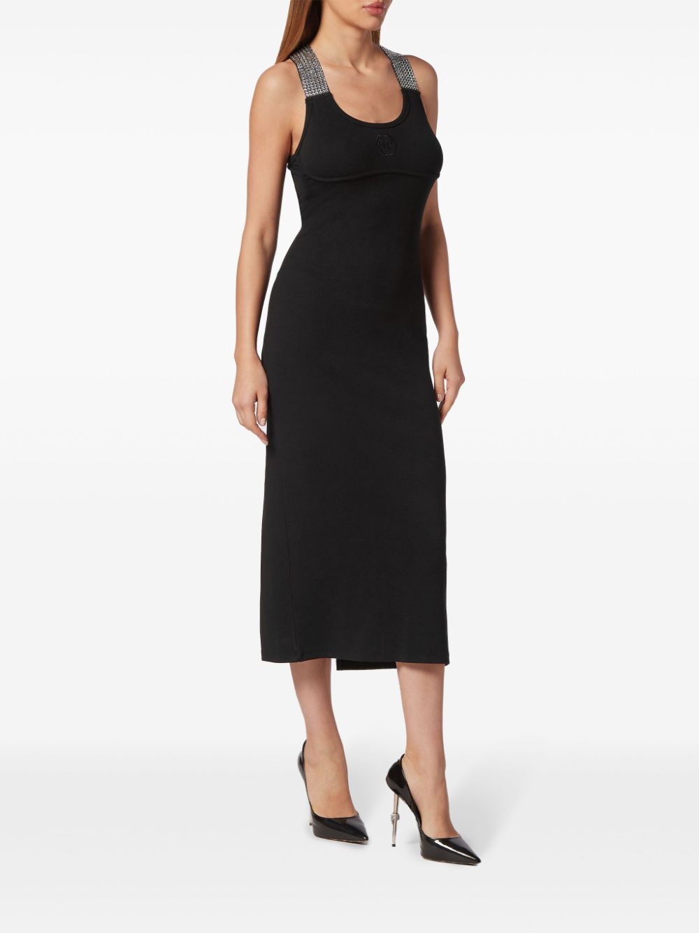 Philipp Plein crystal-embellished tank dress - Image 2