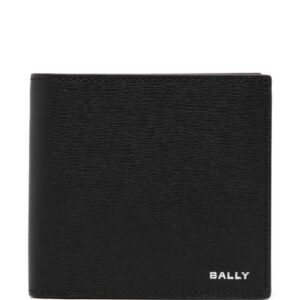 Bally logo-stamp bi-fold leather wallet