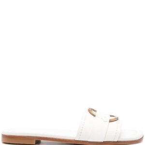 Moncler Bell leather slides