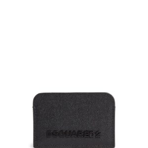 DSQUARED2 logo-embossed leather cardholder