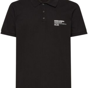 Dsquared2 logo-print cotton polo shirt