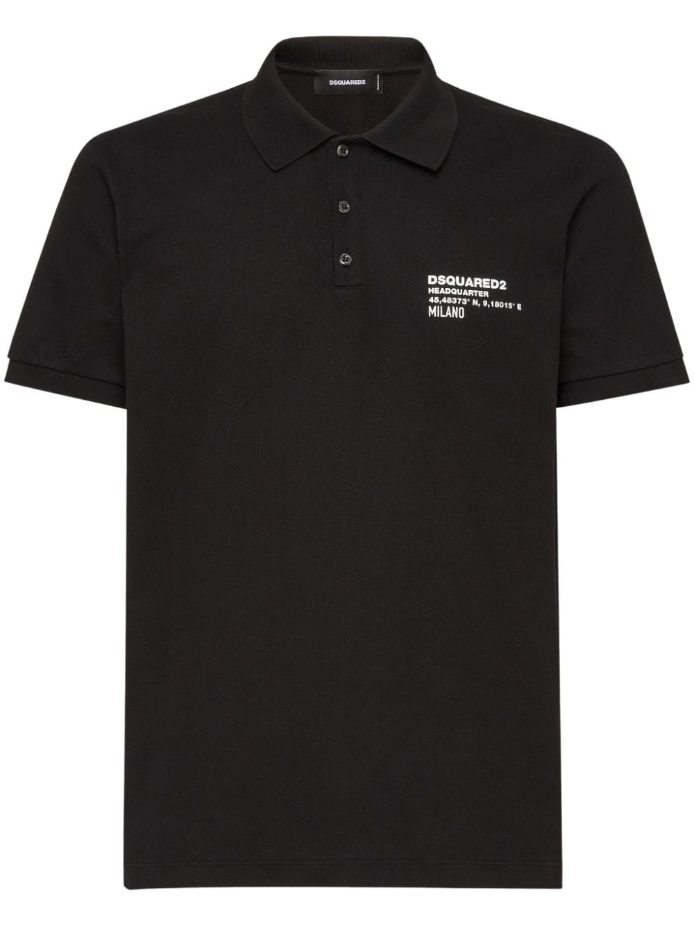 Dsquared2 logo-print cotton polo shirt