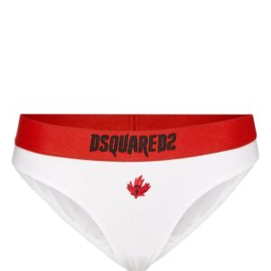 DSQUARED2  maple leaf-embroidered briefs
