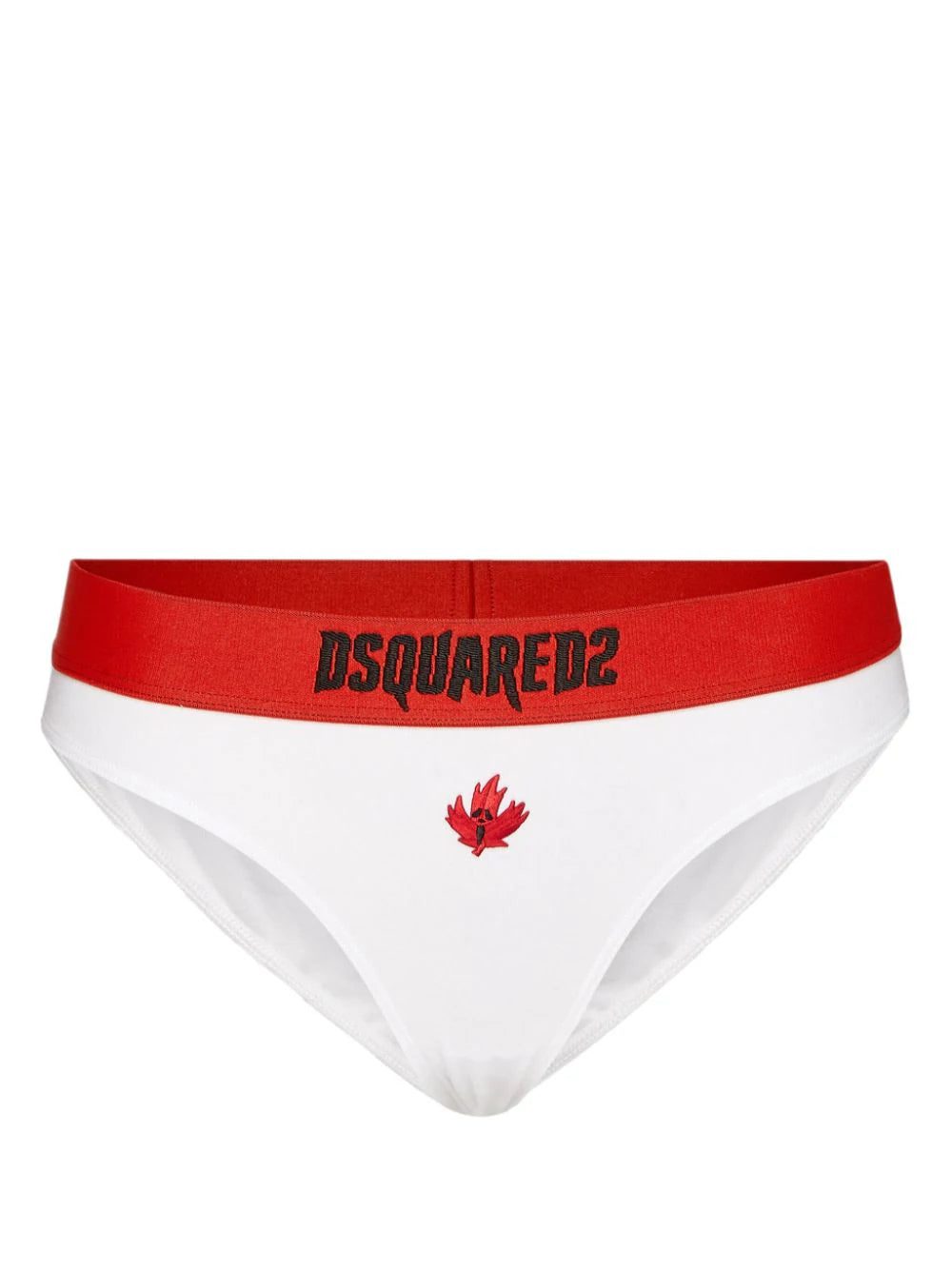 DSQUARED2 maple leaf-embroidered briefs