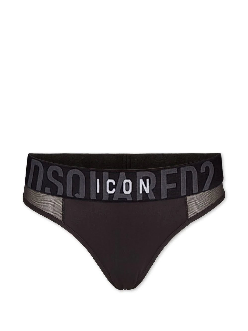 DSQUARED2 Icon mesh-panel thong