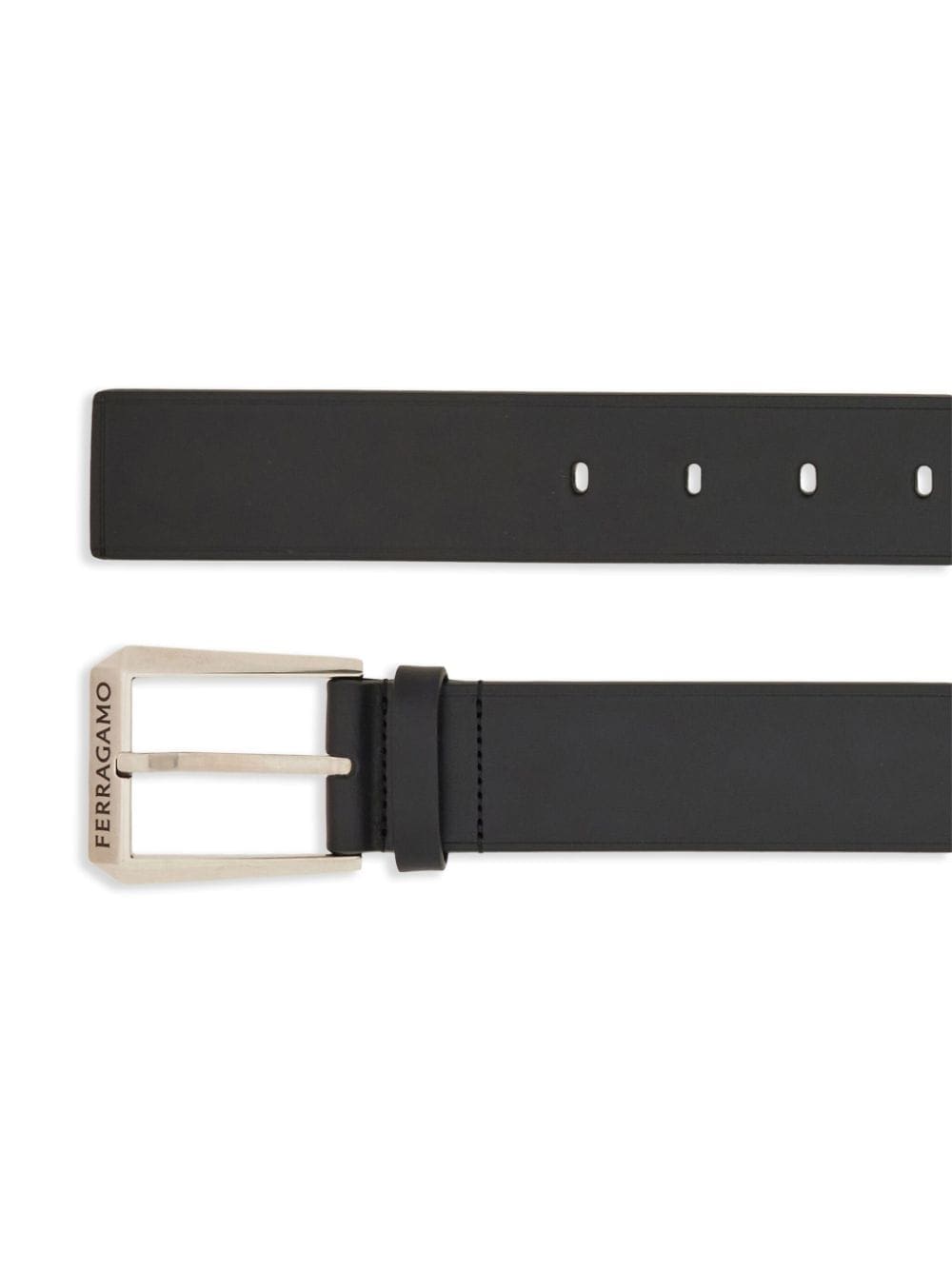 Ferragamo buckle leather belt - Image 2