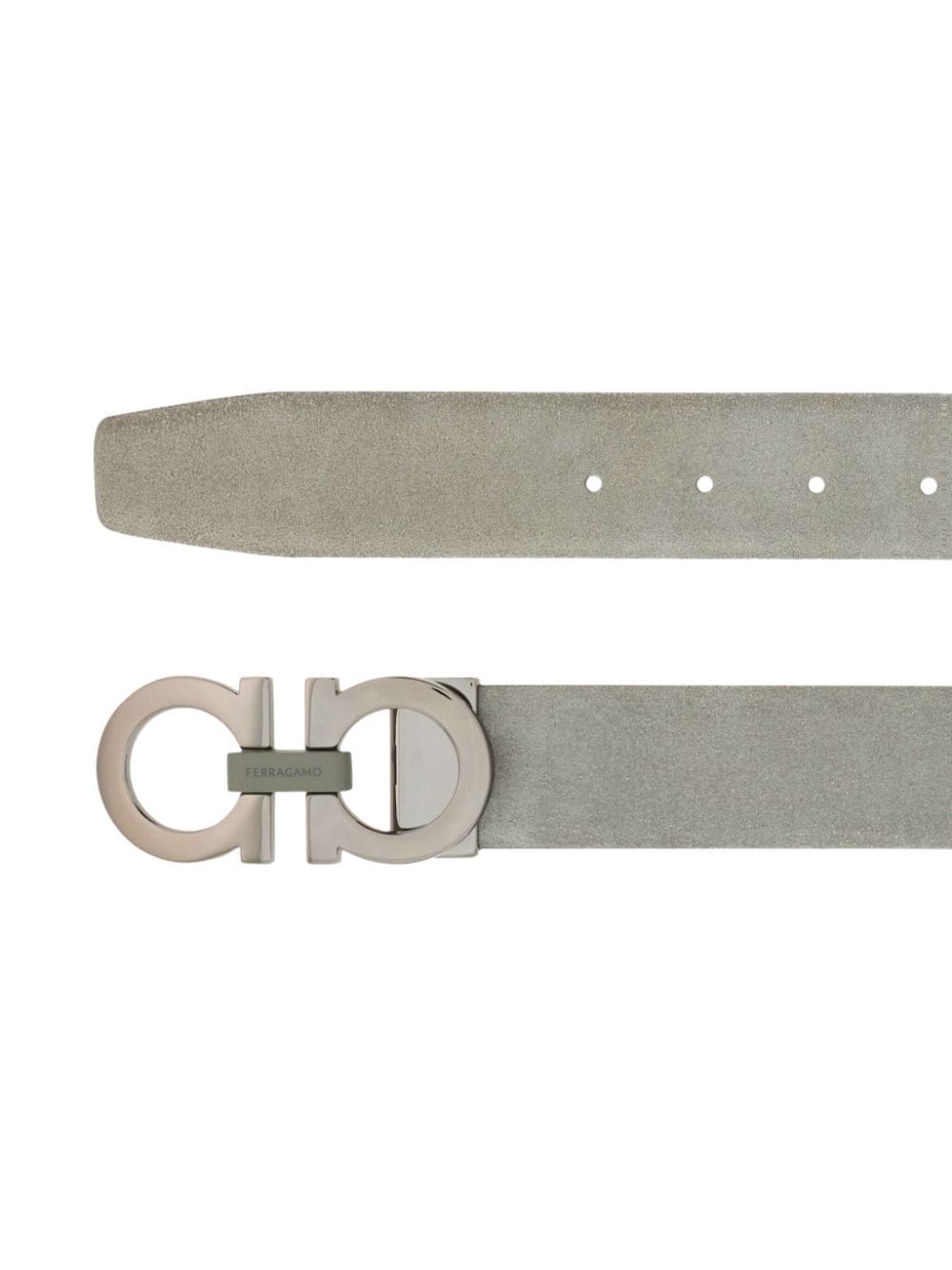 Louis Vuitton Gancini buckle suede belt - Image 2