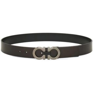 Ferragamo reversible Gancini leather belt