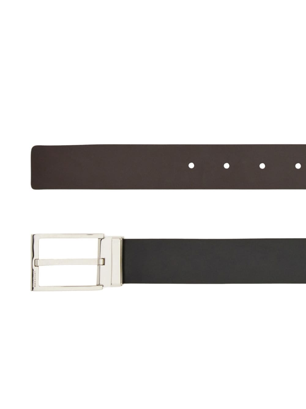 Louis Vuitton logo-engraved-buckle reversible leather belt - Image 2