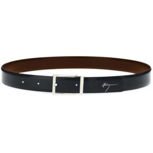 Ferragamo  logo-engraved-buckle reversible leather belt