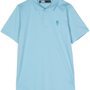Karl Lagerfeld Ikonik embroidered polo shirt