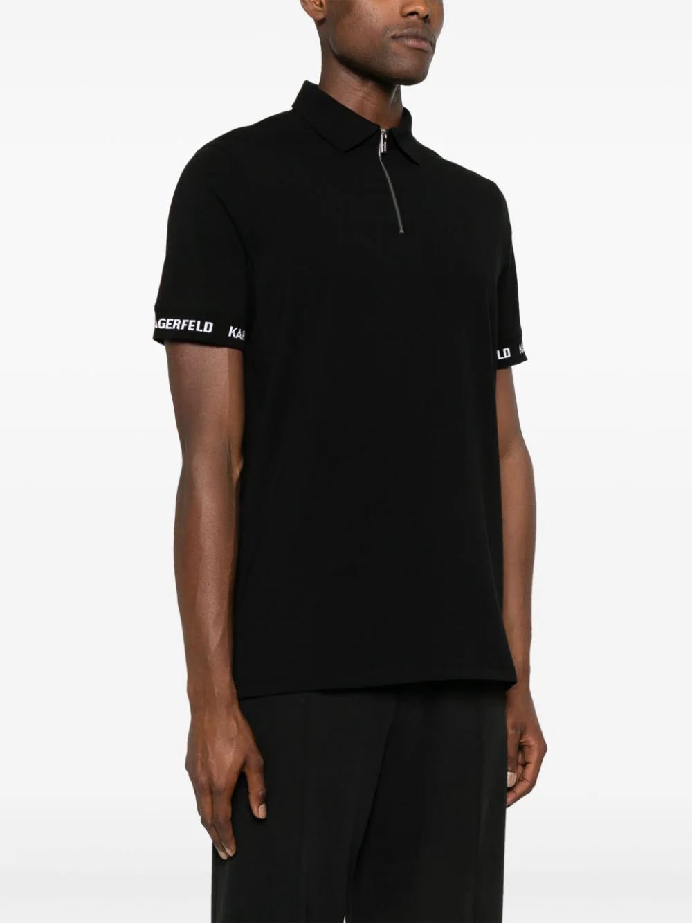 Karl Lagerfeld Ikonik Karl-motif polo shirt - Image 3