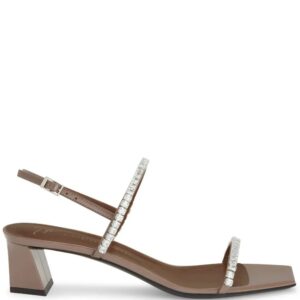 Giuseppe Zanotti 45mm Valentiine Crystal slingback sandals